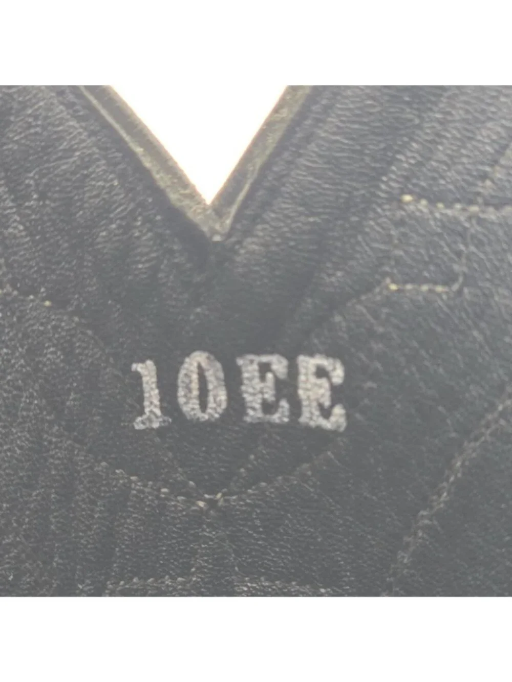 J.B. Hill Mens Size 10EE Wide Black Leather Cowboy Western Boots Handmade Texas - Picture 15 of 16